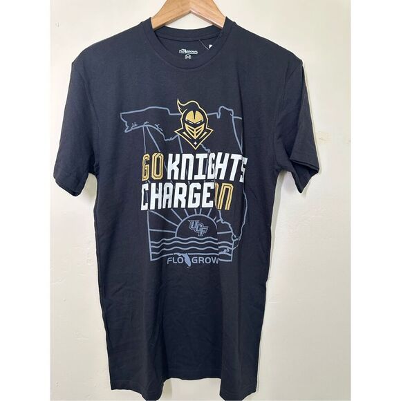 Flo Grown UCF Go Knights Black Game Day T Shirt Men’s Size Medium New - Picture 2 of 4